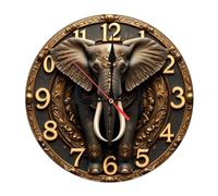 Oxxggkao Quiet Movement Wall Clock Decorative Art Piece Easy Mounting Analog Battery Operated for Living Room Battery Operated Wall