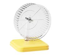 Oxxggkao Quiet Rotate Exercise Wheel for Small Pet Large Size Hamster Toy Stable Base Indoor Activity Essential Stable Small Pet Wheel