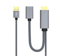 Oxxggkao Reliability HDTV to DisplayPort Converter Featuring USB Power Input for Consistent 4K60Hz for Durability Long Last HDTV to Displayport Adapter