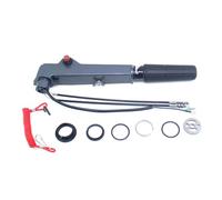 Oxxggkao Replacement Handle Steering For 9.9HP 15HP 13.5HP F6 F8 Engine Control Arm Assembly With Bushing Professional Fishing Equipment