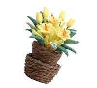 Oxxggkao Resin Leaves Miniature Dollhouses Scene Interior Design Photo Props Small Artificial Trees Dollhouses Decors