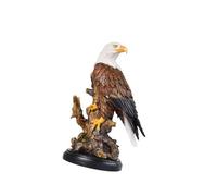 Oxxggkao Resins Bald Hawks Statues Animal Sculptures Magnificent Figurines Decors Yard Art Ornament for Home Garden Bald Outdoor Statues Yard
