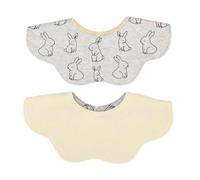 Oxxggkao Reversible Newborns Bib Cotton Saliva Towel Lovely Petal Design Double Sided Use For Drooling Feeding Protections Nursing Bib