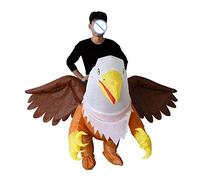Oxxggkao Riding Inflatable Animal Costume Adults Funny Blow Up Outfit Halloween Dress Alien Halloween Costume