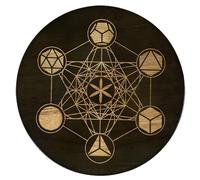 Oxxggkao Round Carvings Wood Pendulum Board Dowsing Divinations Witchcrafts Wiccan Metaphysical Message Pendulum