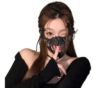 Oxxggkao Scary Skeleton Half Face Halloween Skull Masked Adult Child Cosplay Carnival Costume Prop Scary Nue Skull