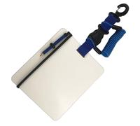 Oxxggkao Scubas Diving Writing Slates Underwater Wordpad Writing Board with Clip and Pencil for Water Sports Diving Swimming Diver Communication Gear
