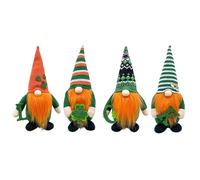 Oxxggkao Shamrocks Design StPatricks Day Gnomes Doll Lovely Dwarf Home Decoration for Irish National Day Celebration Plush Dwarf