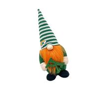 Oxxggkao Shamrocks Design StPatricks Day Gnomes Doll Lovely Dwarf Home Decoration for Irish National Day Celebration Plush Dwarf