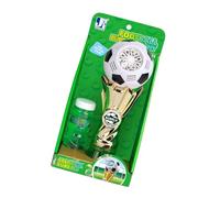 Oxxggkao Shape Bubble Dispensing Machine LED Light and Music for Toddler Great for Wedding Entertainment Festive Bubble with Football Theme