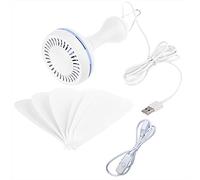 Oxxggkao Silent 6 Leaves USB Powered Canopy Ceiling Fan Speed USB With On Off Switch 2.7m Cable For Camping Outdoor Bed Quiet Hanging