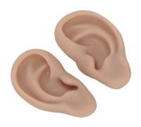 Oxxggkao Silicone Ear Prosthetics for Anatomy Study Cosmetology Practice and Realistic Visual Art Projects Realistic Soft Silicone Ear Pair