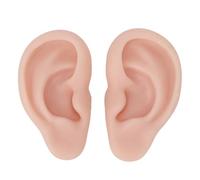 Oxxggkao Silicone Ear Prosthetics for Anatomy Study Cosmetology Practice and Realistic Visual Art Projects Realistic Soft Silicone Ear Pair