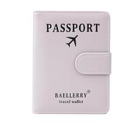 Oxxggkao Simple Plane PU Passport Cover Stylish Credit Card Holder for Adventurers Couples Wedding Gift Passport Cover