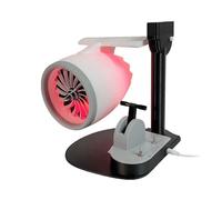 Oxxggkao Small Blower Innovative Aircraft Turbojet Engine Shape USB Fan Efficient Cooling For Workstations And Bedrooms Bladeless Humidifier