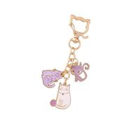 Oxxggkao Soft And Practical Cats Designs Bag Pendant Bags Charm Keychain For Backpacks Keys Or Car Decors Handbag Ornament Soft Alloy Keyring
