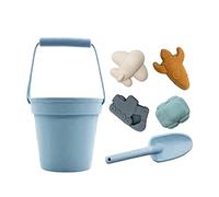 Oxxggkao Soft Beach Bucket Toy Sandbox Set For Kids Children Outdoor Game Bath Water Play Sand Mold Tools Shovel Kits Kinetic-summer Toys For Soft Silicone Game For Send Children Water Tools Swim