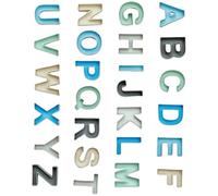 Oxxggkao Soft Silicone Blocks Bath Toy 26 Letters Set for Kids 3+ Years Old Educational and Fun Hand Game Kids Bath Learning