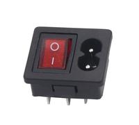 Oxxggkao Space Saving 8 Format Power Socket with Integrated Switches Space Saving Electrical Port Perfect for Box Quick Install Outlet