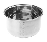 Oxxggkao Stainless Steel Rice Cooker Insert Pots with Even Heating Base High Temperature Resistance Replacement Inner Bowl Nonstick Rice Cooker Replacement Bowl