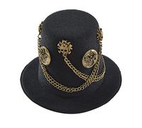 Oxxggkao Steampunk Hat Top Time Traveler Accessories Halloween Party Bowler Steampunk Time Traveler Hat