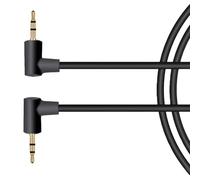 Oxxggkao Stereos 2.5mm to 2.5mm Cable Right Angles Gold Plated Connectors for Enhanced Sound Fidelitys Various Devices Auxiliary Cable