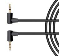 Oxxggkao Stereos 2.5mm to 2.5mm Cable Right Angles Gold Plated Connectors for Enhanced Sound Fidelitys Various Devices Auxiliary Cable