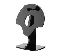 Oxxggkao Stylish Acrylic Headphone Stand Storage Holder Display Bade with Build in Wire and Ergonomic Tilt Clear/Black Sports Headphone