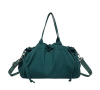 Oxxggkao Stylish Crinkled Nylon Handbag with Adjustable Comfortable Strap and Spacious Interior Shoulder Bag for Work or Gym Use Gym Work Commute Bag