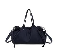 Oxxggkao Stylish Crinkled Nylon Handbag with Adjustable Comfortable Strap and Spacious Interior Shoulder Bag for Work or Gym Use Gym Work Commute Bag