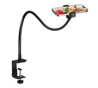 Oxxggkao Tablet Holder For Bed Adjustable Phone Bed Stand Mount 360 Degree Rotatable Foldable Metal Arm Holder Clamp