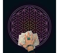 Oxxggkao Tarot Card Tablecloth Cloth Divination Table Cloth Square Flannel Table Cover Decorations 50/60/75cm Board Game Astrology Oracles Pad