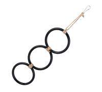 Oxxggkao Three Rings Climbing Snake Toy Flexible Design for Small Pet Interaction Play and Training Exercise for Cage Hanging Interaction Snake