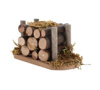 Oxxggkao Tiny Wood Pile Accessory for Dollhouses Gardens Camping Firewood Props for Fairy Tale Landscape Design Tiny Fairy Garden Landscape Accessories