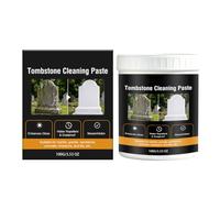 Oxxggkao Tombstone Care Single Jar Stone Wipe | Gravestone Upkeep with Detail-Friendly on Carved Lettering, Water Traces Grime Removal During Memorial