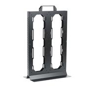 Oxxggkao Toolless Install 360x2 External Radiators Bracket Heavy Duty Metal Frame Heat Dissipation Multiple Device Compatibility High Efficiency Two Radiators Stand