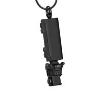Oxxggkao Train Rustless Steel Keepsakes Pendants for Pet and Loved Holding Ashes Safely Comfortable Remembrances Steel Train Pendants