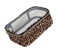 Oxxggkao Travel Friendly Makeup Brush Holder Toiletries Bag With Ample Space Cosmetic Bag For Professional Artists Zippered Pouch