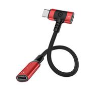 Oxxggkao Type CREATE to 3.5mm Sound Device Link Aluminum Mixture Building Constructed in Digital Chip Double Function Usb CREATE Simultaneous Fee and Hear