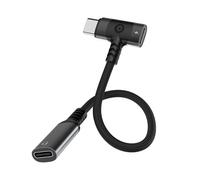 Oxxggkao Type CREATE to 3.5mm Sound Device Link Aluminum Mixture Building Constructed in Digital Chip Double Function Usb CREATE Simultaneous Fee and Hear