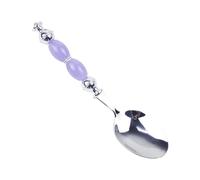 Oxxggkao Unique Imitation Jades Handle Eating Utensils Stainless Steel Cutlery Kitchen Tableware for Parties and Cafes Elegant Coffeeshop Utensils