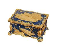 Oxxggkao Unique Peacocks Shaped Jewelry Case with Colorful Kirsite Construction for Safeguarding Valuable Jewelry Against Damage Display Case