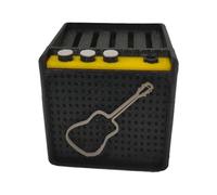 Oxxggkao Unique Pick Box Light Weight Display Stands Speakers Shape Guitar Storage Cases Musical Instrument Accessory Shape Guitar Holder Cases Guitarist Music Lover Gifts