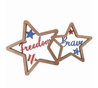 Oxxggkao Unpainted Wooden Star Creative Project for Festive and Everyday Home Decor Desktop Wooden Star