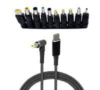 Oxxggkao USB C Power Line UsbC TypeC ToDC18.5-20V Converter To DC5.5x2.5mm 3.5x1.35mm 4.0x1.7mm For WiFi Router