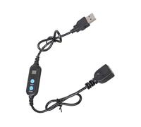 Oxxggkao USB Timer Cable with 1 to 12 Hours Adjustable Timing Function Power Cord Suitable for LED Lights and Cooling Fan Cycle Clock Cable