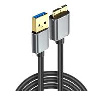 Oxxggkao USB3.0 to MicroB Cord Supports 5Gbps Speed for Hard Drive and Electronics MicroB Cable for External Storage