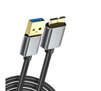 Oxxggkao USB3.0 to MicroB Cord Supports 5Gbps Speed for Hard Drive and Electronics MicroB Cable for External Storage