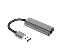 Oxxggkao USB3.0 to RJ45 Gigabit Ethernet Adapter 2500Mbps Fast Speed Corded Internet for Laptops USB to Ethernet Adapter
