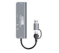 Oxxggkao USB3.0 Video Captures Device 4K@30Hz with Low Latency for Smooth Live Broadcasting Gaming and Video Production Double Interfaces